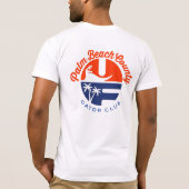 T-shirt FLORIDA & LOGO pour hommes à 2 côtés Premi (Dos)