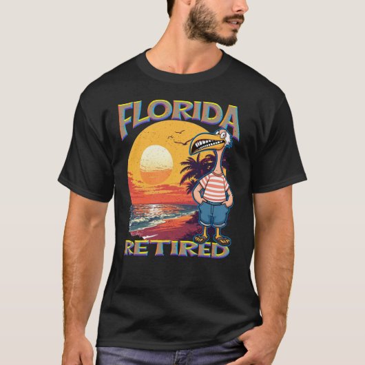 T-shirt Florida RETIRED  (Devant)