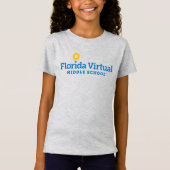 T-Shirt Florida Virtual Middle School, Jeunes Filles (Devant)