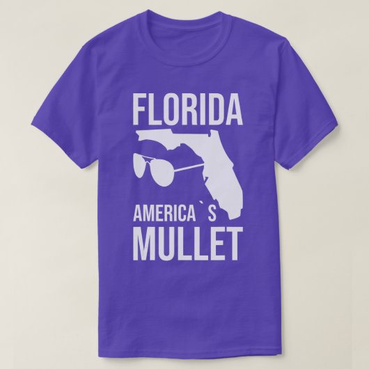 T-shirt Floride Amériques Mullet Côte Ouest (Design devant)