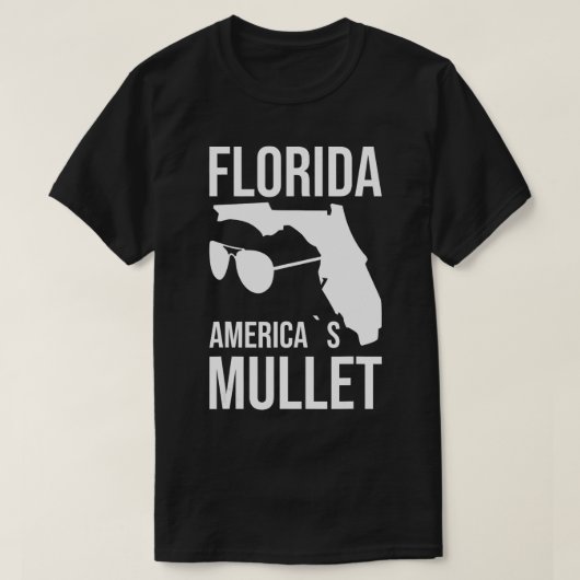 T-shirt Floride Amériques Mullet Côte Ouest (Design devant)