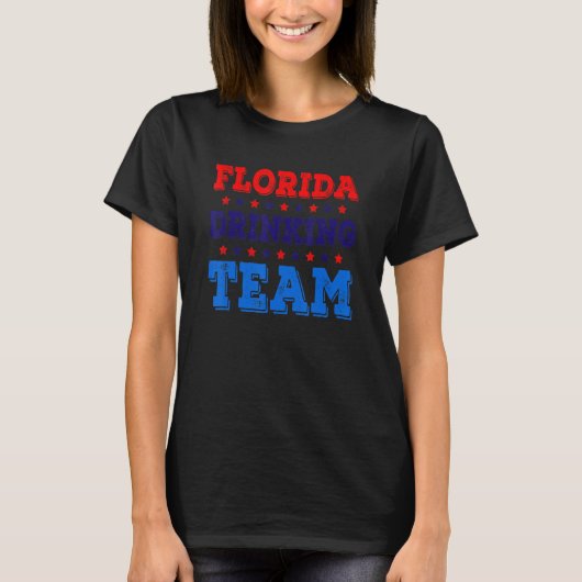 T-shirt Floride Boire de l'équipe de boisson State Fide Bi (Devant)