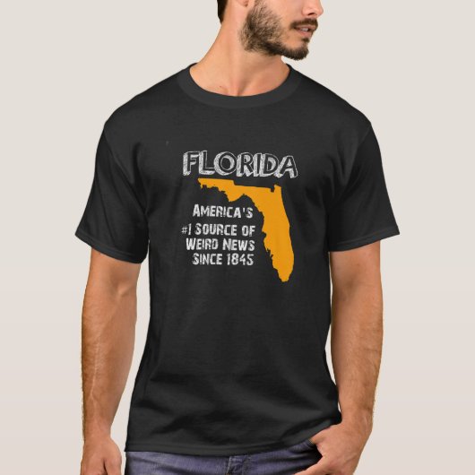 T-shirt Floride "Capital de mauvaises nouvelles" (Devant)