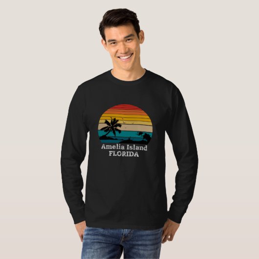 T-shirt FLORIDE DE L'Ile Amelia (Devant entier)
