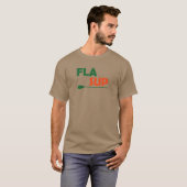 T-shirt Floride debout pagayage (Devant entier)