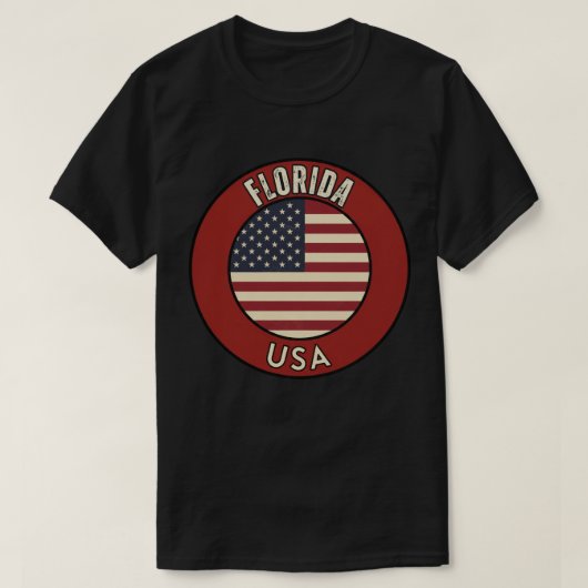 T-shirt Floride États-Unis d'Amérique (Design devant)