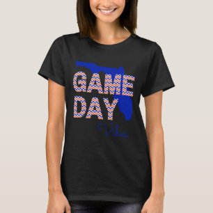 T-shirt Floride Football Day Vibes Fall Tailgate