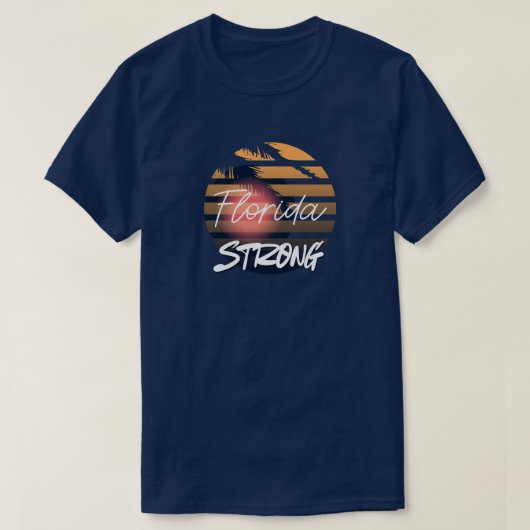 T-shirt Floride Forte catastrophe d'ouragan ensemble (Design devant)