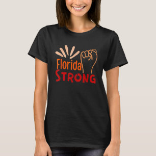 T-shirt Floride Forte Communauté Vintage Force Prière S