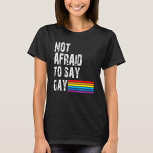 T-shirt Floride Gay N'A Pas Peur De Dire Gay Lgbtq Droits