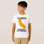 T-shirt Floride - L'appel à l'aide de l'Amérique (Devant entier)