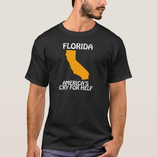 T-shirt Floride - L'appel à l'aide de l'Amérique (Devant)