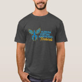T-shirt Floride Lycée virtuel Feu d'oiseaux, gris foncé (Devant)