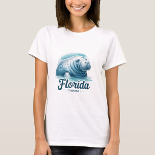 T-shirt Floride, Manatee,