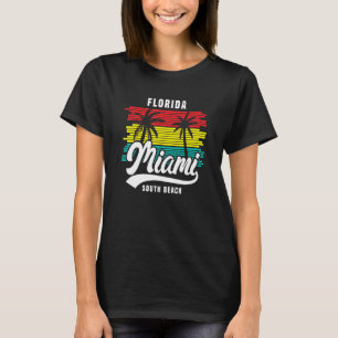 T-shirt Floride Miami South Beach Floride Sumer Miami Beac