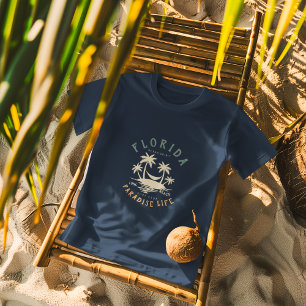 T-shirt Floride Ocean Spirit Long Beach Surf Club Paradise