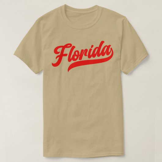 T-shirt Floride Retro Floride Panthers (Design devant)