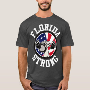 T-shirt Floride Strong Barbell Kettlebell et American fl