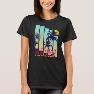 T-shirt Floride style Vintage Palm Tree Premium