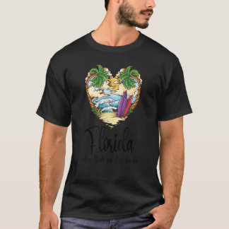T-shirt Floride Sunshine Beach Et Key Lime Pie Floride