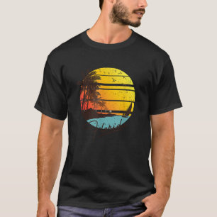 T-shirt Floride Sunshine State Rétro Summer Tropical Beach