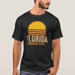 T-shirt Floride Sunshine State Vintage Retro