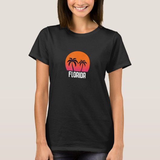 T-shirt Floride Vacances Sunshine State 1 (Devant)