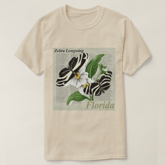 T-shirt Floride Zebra Longwing (Design devant)