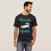 T-shirt Floridian Native Florida Né Florida Republic (Devant entier)