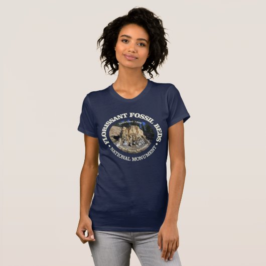 T-shirt Florissant Fossil Beds (NM) (Devant entier)