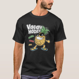 T-shirt Floss Dance Ananas Vacay Mode Aloha Hawaii Pull
