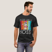 T-shirt Floss like A Boss Noël (Devant entier)