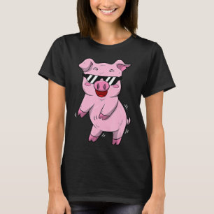 T-shirt Floss Pig Dance Boys Flossant Swine Lover Cadeau