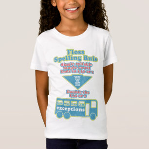 T-Shirt Floss Rule Phonics Apprentissage Anglais