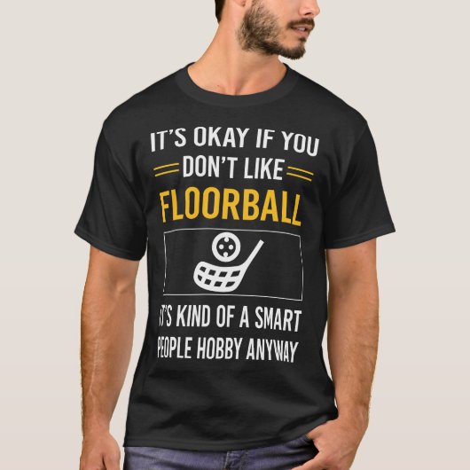 T-shirt Flotball Smart People (Devant)