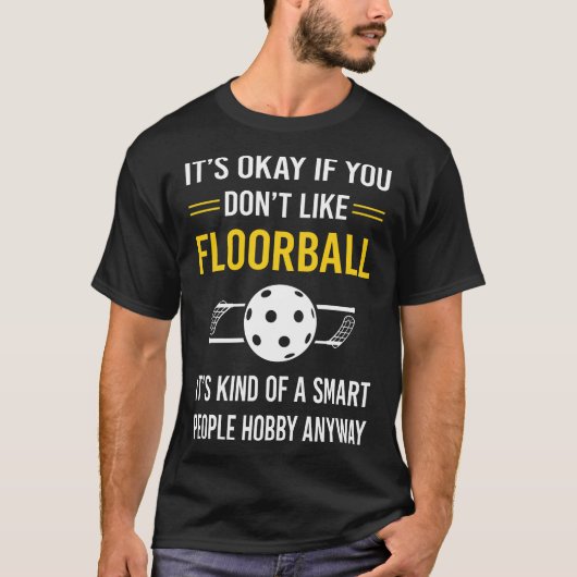 T-shirt Flotball Smart People (Devant)
