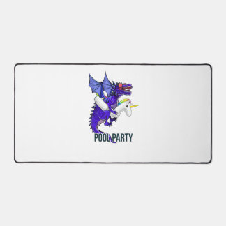 T-shirt flottant licorne dragon de fête au bord de