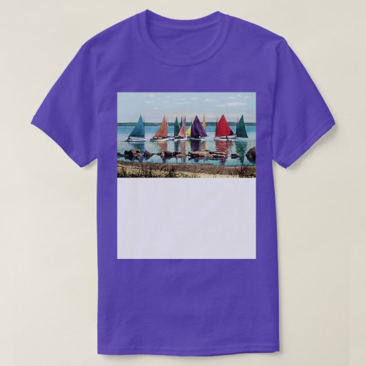 T-shirt Flotte arc-en-ciel de Nantucket 1925 (Design devant)