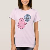 T-shirt Flotte avec de bonnes vibes joli design boo mignon (Devant)