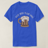 T-shirt Flotte de bière racine King Funny Beer (Design devant)
