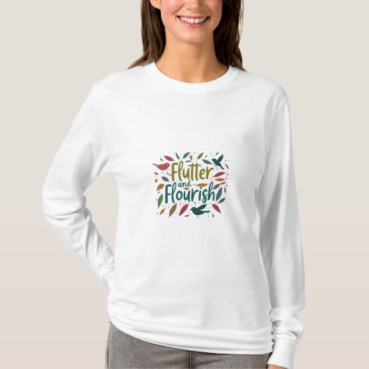 T-shirt Flotter et fleurir (Devant)