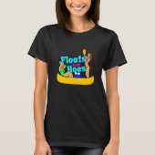 T-shirt Flottes et Hoes Canoe River Trip Float Day Lake (Devant)