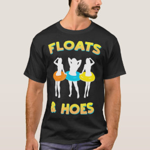T-shirt Flottes Et Hottes Drôle Flottant Trip Tubing River