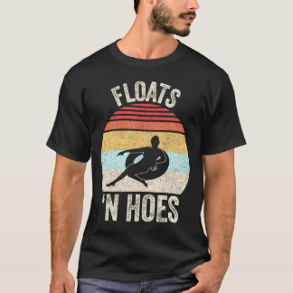 T-shirt Flottes Et Hottes Flottant Traversée Tubes Fleuve 