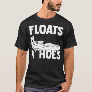 T-shirt Flottes Et Hottes Flotter Traversée Tubing River C