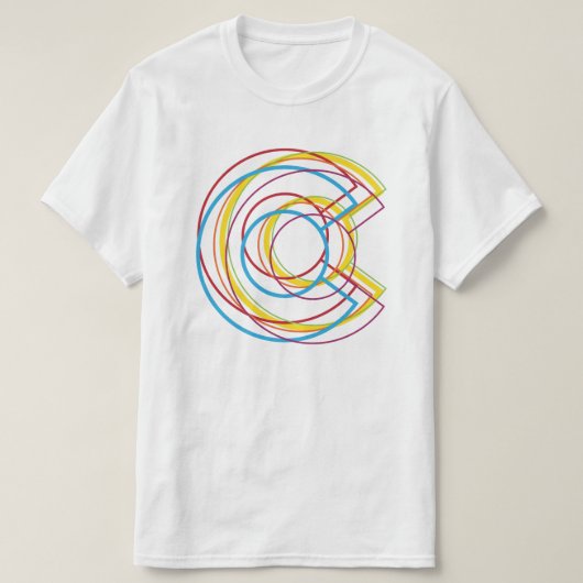 T-shirt flou colorado pride (Design devant)
