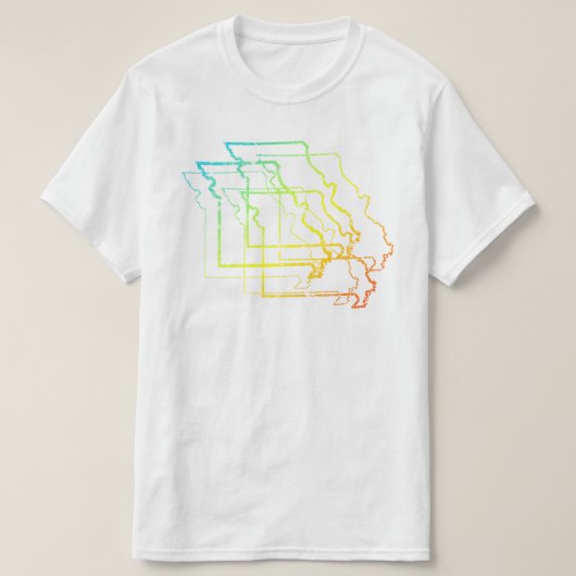 T-shirt flou de chill missouri (Design devant)