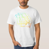 T-shirt flou de chill missouri (Devant)
