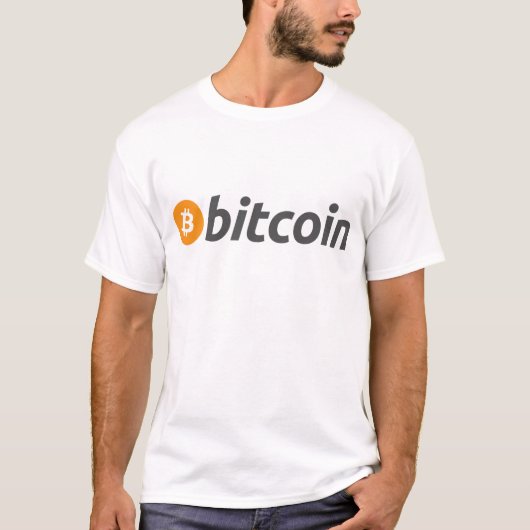 T-shirt Flou Express® Bitcoin Logo original Horizon (Devant)