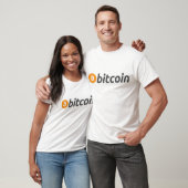 T-shirt Flou Express® Bitcoin Logo original Horizon (Unisexe)